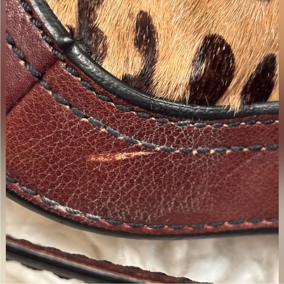 Fossil Leather Crossbody Saddlebag
Leopard Print Calf Hair Flap - Picture 4 of 15